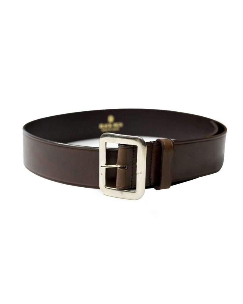 Plain Belt with North & Judd Co. Buckle (1950s N.O.S) BSSA-24602 | Dark Brown