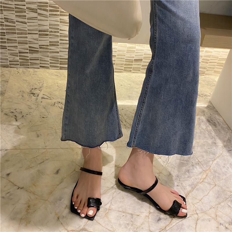2022 New Style Open Toe Slingback Low Heel Sandals for Women - Image 4