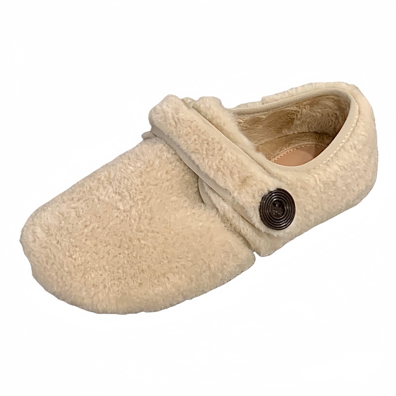 Women's Winter Fleece Lined Thick Sole Clog Slippers - Furry Mule Shoes - Image 5
