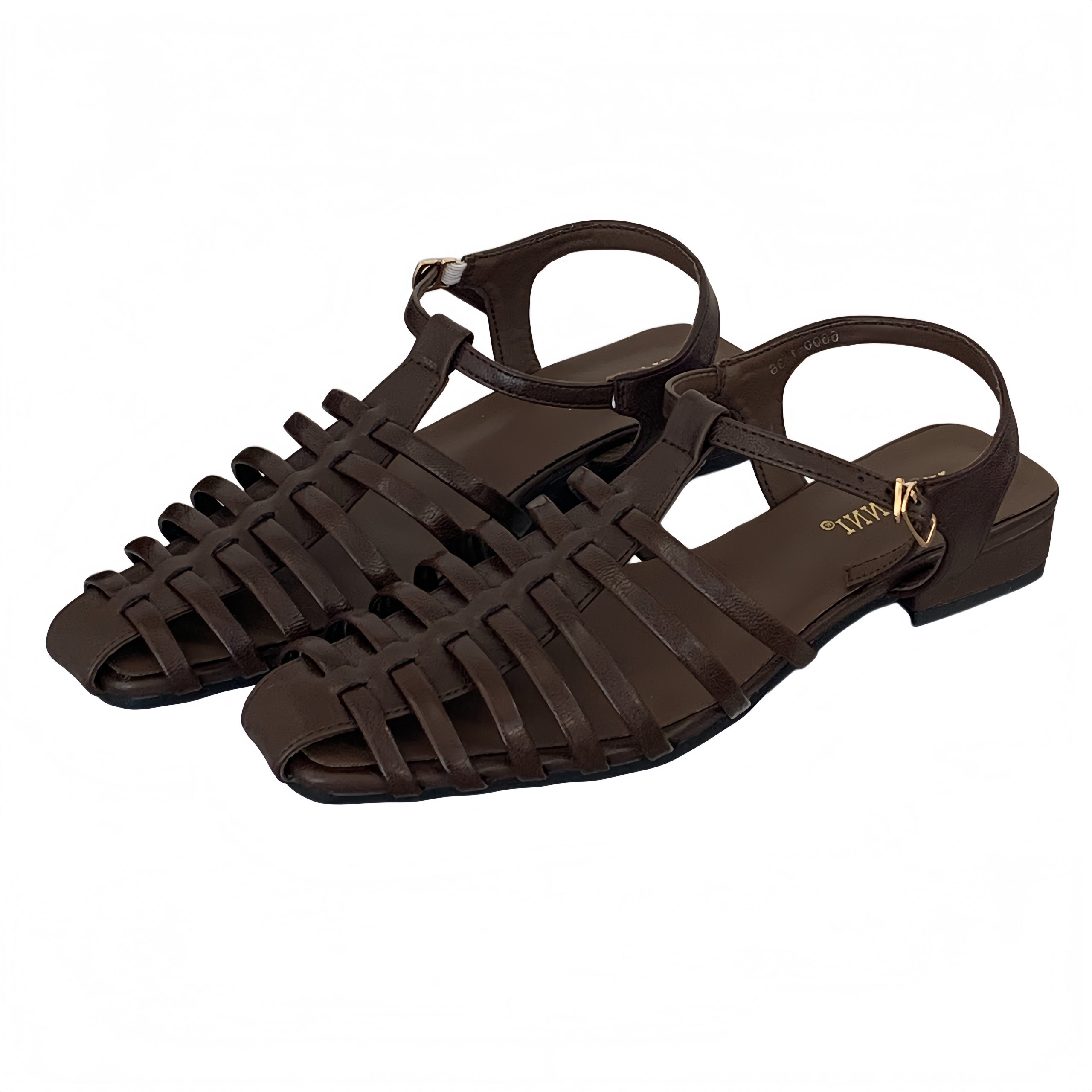 Korean Style Casual Hollow Out Roman Sandals for Women 2026 Summer New Trendy Chunky Sole Female - Image 5