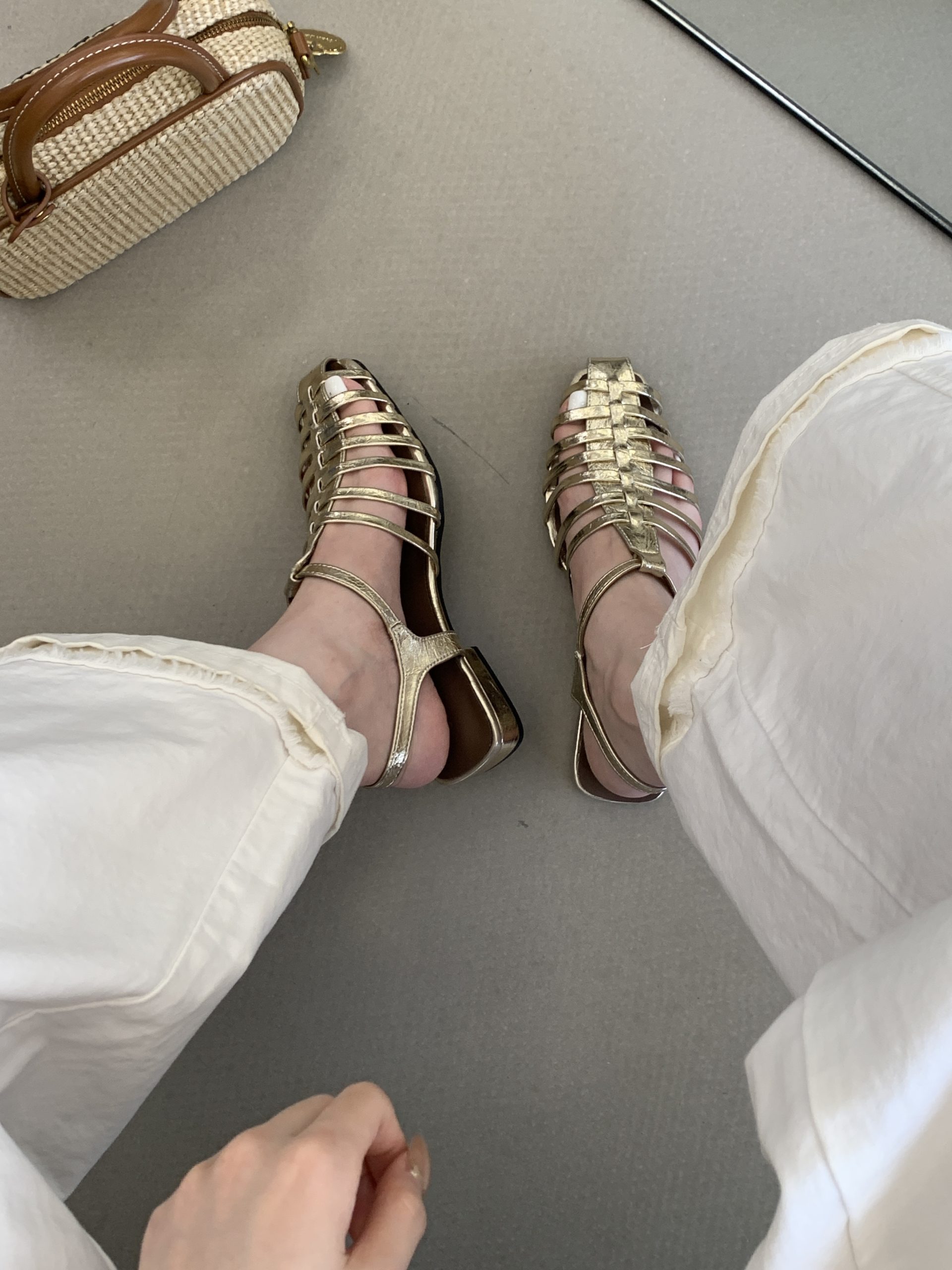 Korean Style Casual Hollow Out Roman Sandals for Women 2026 Summer New Trendy Chunky Sole Female - Image 3